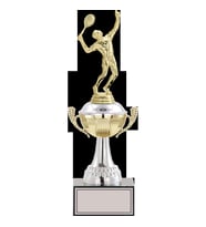 ODAK KUPA - Figürlü Kupalar - Tenis Erkek Figürlü Kupalar FG-046 B - 34 cm