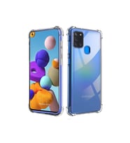 Samsung Galaxy A21S Şeffaf Tank Silikon Kapak