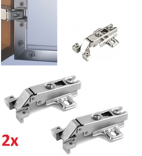Alüminyum düz menteşe 2 adet Metal Kapak menteşesi