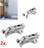 Alüminyum düz menteşe 2 adet Metal Kapak menteşesi