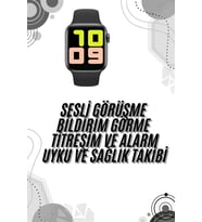 Mey İthalat® Yeni Nesil Çok Tercih Edilen Akıllı Saat Müzik Tema Değiştirme Çağrı Cevaplama