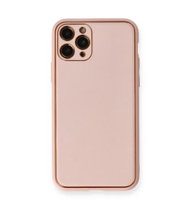 İphone 11 Kılıf Co Deri Kapak - Pembe