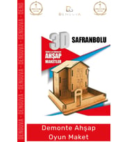 #Oyuncak Eğitici Eğlenceli Lazer Kesim 3mm MDF Boyanabilir 3D Puzzle Demonte Ahşap Oyun Maket