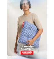 Pötikareli Sandalye Minderi 40x40 Pofidik Piknik Minderi