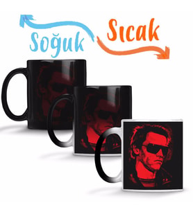 The Terminator Sihirli Kupa Bardak Porselen