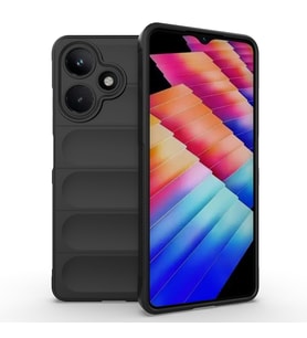 Infinix Hot 30 Uyumlu Kılıf Esnek TPU Oyuklu Arka Yüzey Tasarımlı Zore Etnik Silikon Kapak