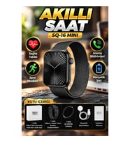 Akıllı Saat SQ-16 Mini Series 10 Unisex Tasarım Sağlık ve Spor Takip Özellikli