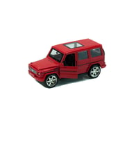 Metal Mercedes G63 Çek Bırak Model Araba Kırmızı 12 Cm
