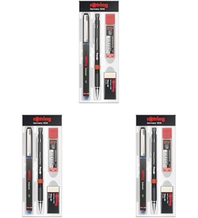 Rotring Visumax + Roller Ofis Seti- 0.7 Mm, Mavi 3Lü Paket