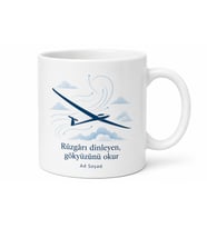 Planör Pilotuna Hediye Sessiz Uçuş Termal Akımlar Kupa Bardak