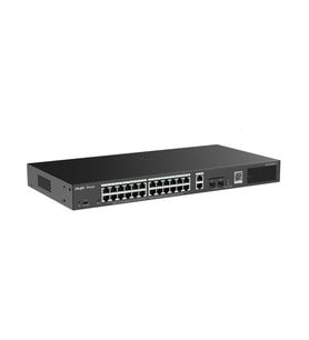 Ruijie Reyee RG-ES228GS-P 24 Port Poe 2 Port Uplink 2 Port SFP Full Gigabit Yönetilebilir 370W PoE Switch