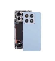 Xiaomi Mi 14T Arka Kapak - Arka Pil Batarya Kapağı Kamera Lensli - 2406APNFAG Uyumlu (Mavi)