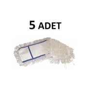 60 Cm Eşsiz Nemli Mop Bezi Yedek Seti (5 Adet)