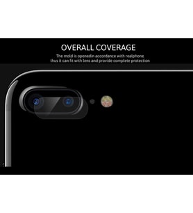 Apple iPhone 8 Plus Uyumlu Zore Kamera Lens Koruyucu Cam Filmi (Renksiz)