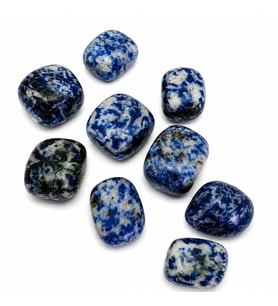 Sodalit Doğal Taş 2x2 cm – Mavi Lacivert Beyaz – Dekoratif Taş – 1, 3 ve 6 Adet