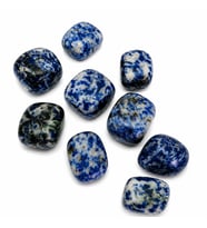 Sodalit Doğal Taş 2x2 cm – Mavi Lacivert Beyaz – Dekoratif Taş – 1, 3 ve 6 Adet