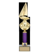 ODAK KUPA - Figürlü Kupalar - Yelken Figürlü Kupalar FG-059 B - 46 cm