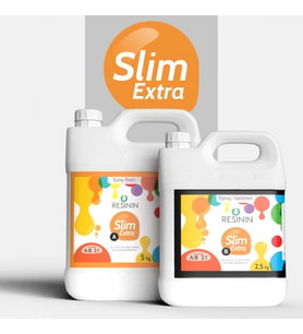 Resinin Slim Extra 7500 Gr A+B Ekstra Sararma Dirençli Ultra Şeffaf Epoksi Reçine