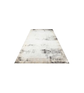 Makine Kaymaz Yıkanabilir Beyaz Eskitme Triko Salon Mutfak Halısı Koridor Halısı Yolluk 12 GREY GOLD