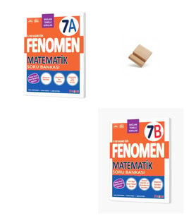Fenomen 7. Sınıf Maarif Matematik 7A ve 7B Soru Bankası + Telefon Standı