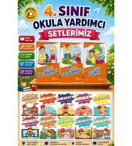 4.Sınıf Çıtır Çıtır Türkçe + Fen Bilimleri + Sosyal Bilgiler + Karizmatik Hikaye Seti