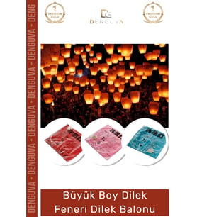 #DilekBalonu Romantik Düğün Nişan Kutlama Festivali Gökyüzü Süsü Dekoratif Feneri Dilek Balonu 1 Ade