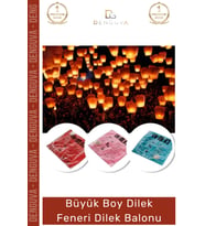 #DilekBalonu Romantik Düğün Nişan Kutlama Festivali Gökyüzü Süsü Dekoratif Feneri Dilek Balonu 1 Ade