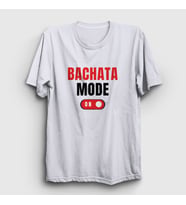 Presmono Unisex Beyaz Bachata Mode On Dance Dans T-Shirt 463303tt (Beyaz)