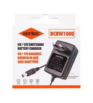 Bcrw1000 6V/12V 1A Kademeli Batarya Akü Adaptörü