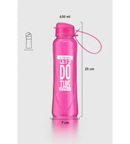 Renga Sky Çıkarılabilir Taşıma Askılı Desenli 630 ml Matara 912062 Fuşya
