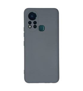 Hot 11S Kılıf Nano Içi Kadife Silikon - Gri
