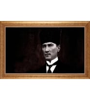 ALTIN ÇERÇEVELİ PASPARTULU TABLO CR852