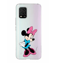 Xiaomi Mi 10 Lite Uyumlu Kapak Minnie Mouse Tasarımlı Şeffaf Silikon Kılıf