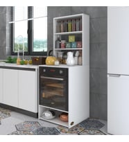 Kenzlife ankastre fırın dolabı canfeza byz 165*60*56 mutfak raflı