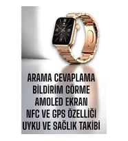 Mey İthalat® Akıllı Saat Adımsayar, Nabız Takibi ve GPS Destekli Kadınlara Özel