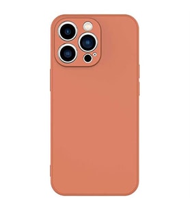 Coverzone Apple iPhone 13 Pro ?le Uyumlu K?l?f Z-Mara Lansman Vieri Tam Koruma Arka Kapak Kamera Koruma �?k?nt?l? P�r�zs�z Y�zey Turuncu