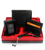 Özel Kutusunda Zippo Model Çakmak & Cüzdan & Kartvizit & Tesbih Hediye Seti