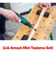 Grür Seti 105 Parça Matkap Dramel Makine Uyumlu Kalıpçı Taşlama Zımparalama Polisaj Fırçalama Seti