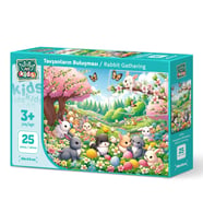Art Çocuk Tavşanların Buluşması 25 Parça Puzzle