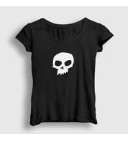 Presmono Kadın Siyah Sid Skull Toy Story T-Shirt 354121tt