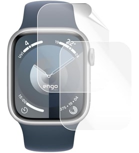 Apple Watch 9 41mm İle Uyumlu Ekran Koruyucu, Tam Kaplayan Akıllı Saat Koruması, Çizilmeye Dayanıklı Tpu Koruma 2 Adet, Hd Şeffaf