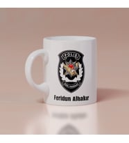 Polis Baskılı Kupa Kişiye Özel