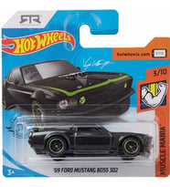 Hot Wheels '69 Ford Mustang Boss 302 - Siyah - 2020 - GHD06