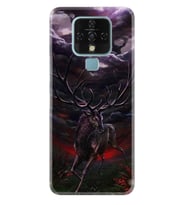 Tecno Camon 16 18P Pova Pova 3 Pova Neo Kılıf Desemli Silikon Dark Deer 1786