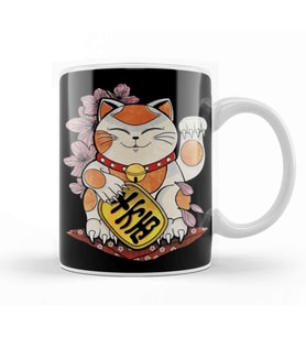 Lucky Neko Kupa Bardak Porselen