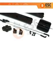 VW T6 İçin Yan Sürgülü Cam Tamir Seti 7H0847788A