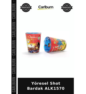 Özel Üretim Hediyelik Bar Koleksiyon Yöresel Shot Bardak ALK1570