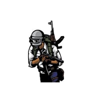 PUBG ADAM STİCKER 7cm ETİKET - STİCKER