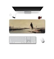SonicTouch Klavye Mousepad 40x90cm Dikişsiz Pürüzsüz Sıvı Geçirmez Kaymaz Taban Yalnız Gölge