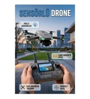 Akıllı Sensörlü Katlanabilir Drone HD Kamera Canlı Görüntü Aktarımlı